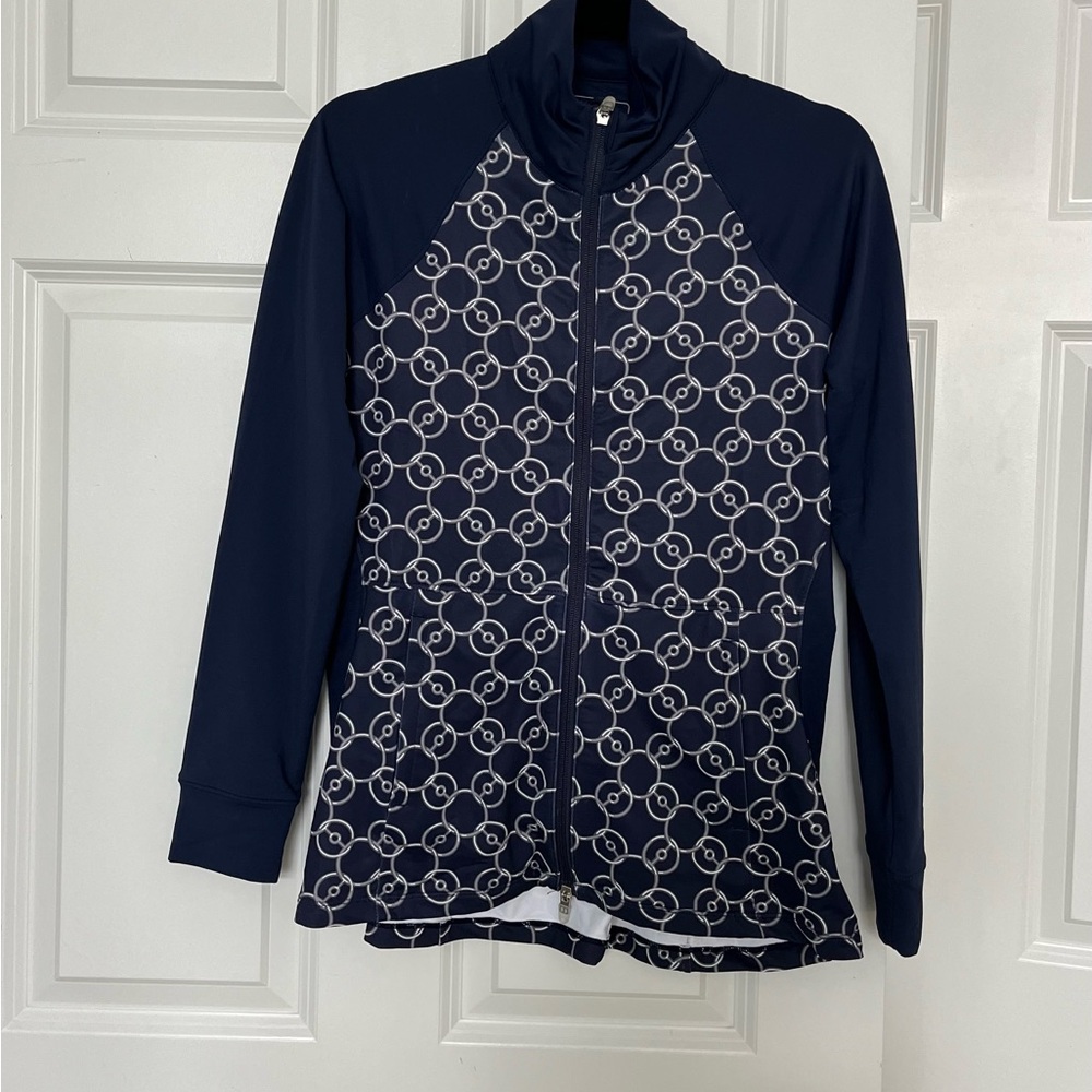 Peter Millar Navy Golf Jacket, Medium - image 1